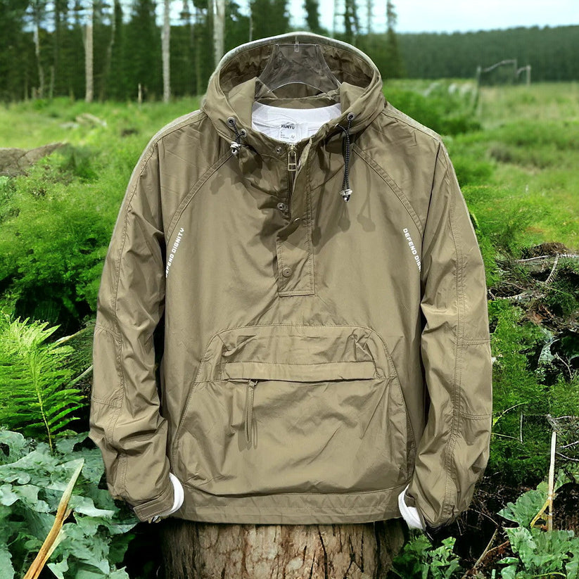 Herren Kapuzenjacke Sportlich Cool - IdealeKleiden