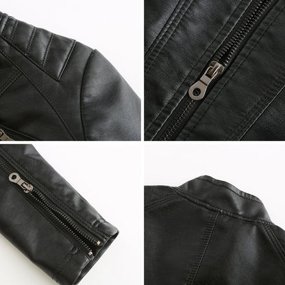 Lederjacke Damen Elegant Morgan Style - IdealeKleiden