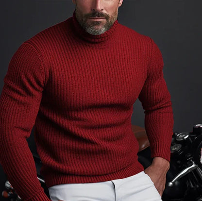 Designer Rollkragenpullover Herren Premium Qualität - IdealeKleiden