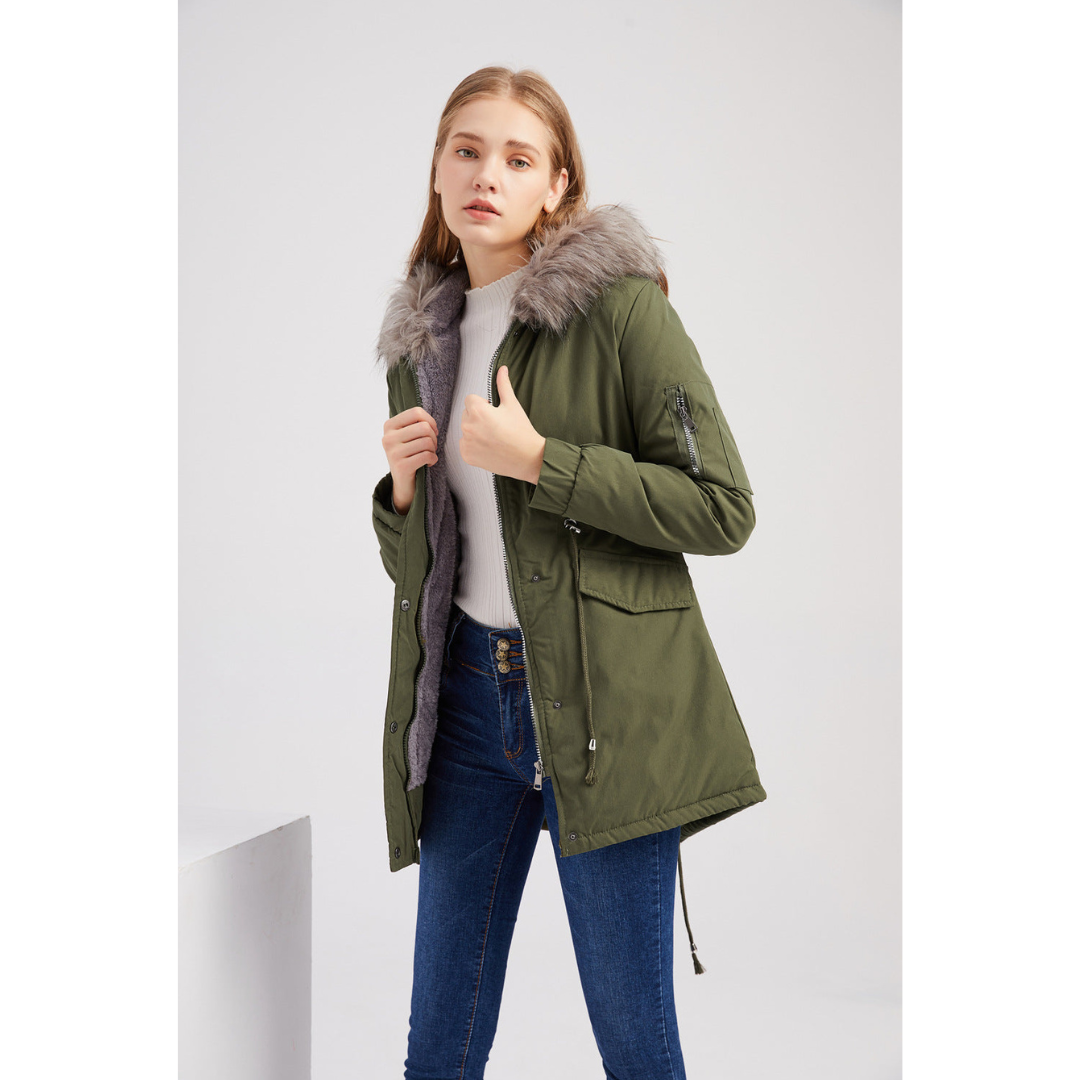Damen Winterparka Klassisch Stylish