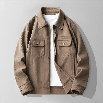 Elegante Damenjacke Cord Beige