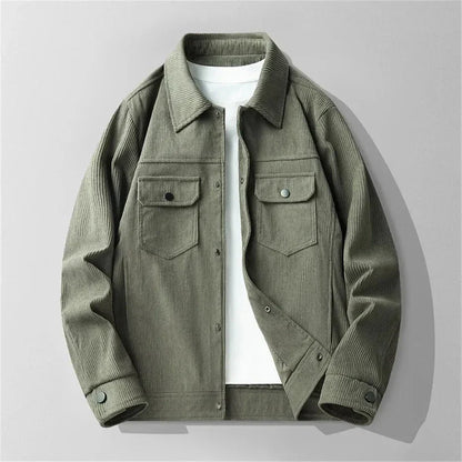 Elegante Damenjacke Cord Beige