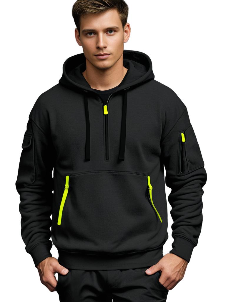 Kapuzenpullover Bequem Leicht Baumwolle