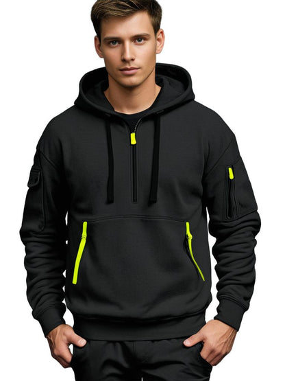Kapuzenpullover Bequem Leicht Baumwolle