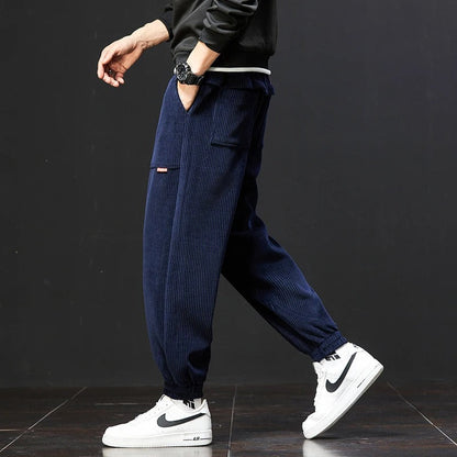 Bequeme Sweatpants Mit Verstellbarem Bund und Großen Taschen