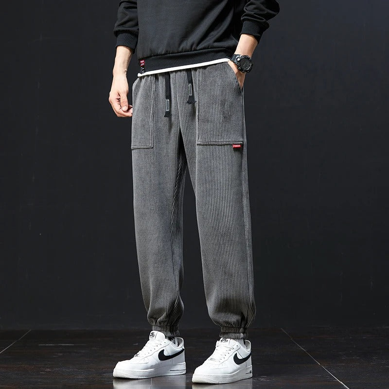 Bequeme Sweatpants Mit Verstellbarem Bund und Großen Taschen