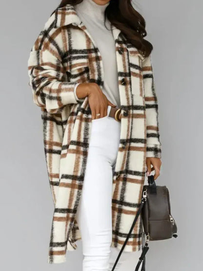 Stylischer Wollmantel Damen Eleganz