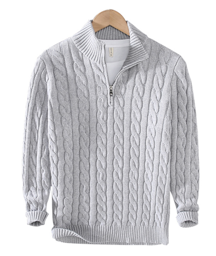 Anton - Pullover Mit Reißverschluss Modern
