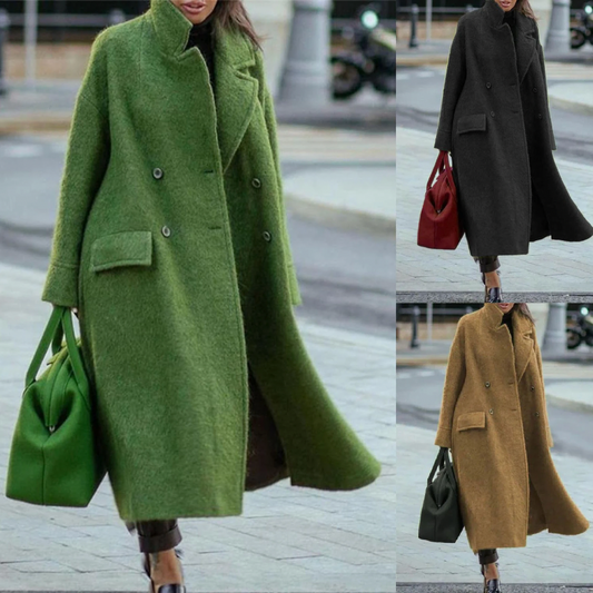 Lange Frauenwinterjacke Warm - IdealeKleiden