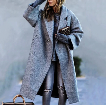 Lange Frauenwinterjacke Warm