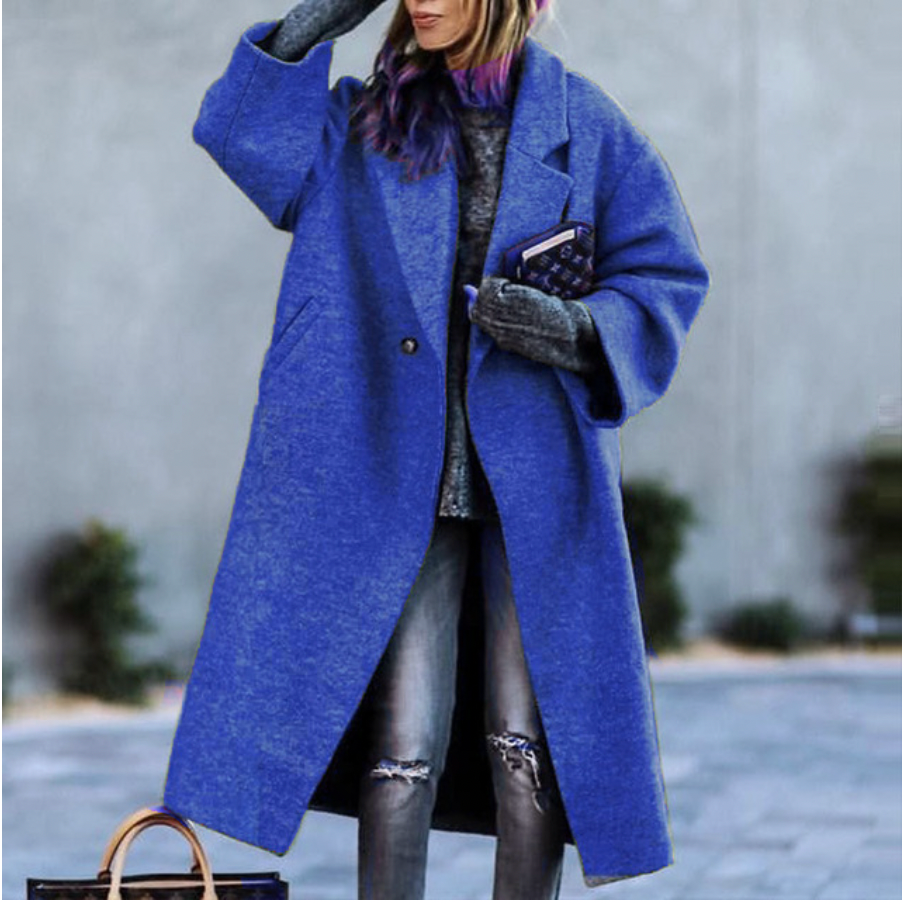Lange Frauenwinterjacke Warm