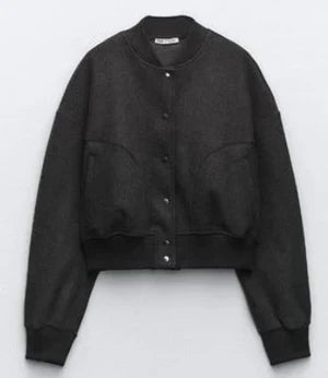 Weiche Frauen-Bomberjacke Herbst Winter