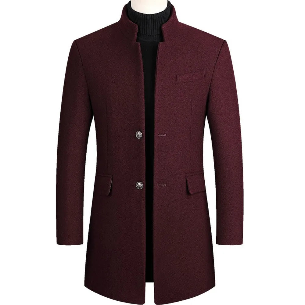 Schmale Damenjacke Wolle Elegantes Design - IdealeKleiden