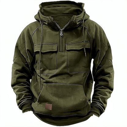 Herren Hoodie Kängurutasche Warm Winter