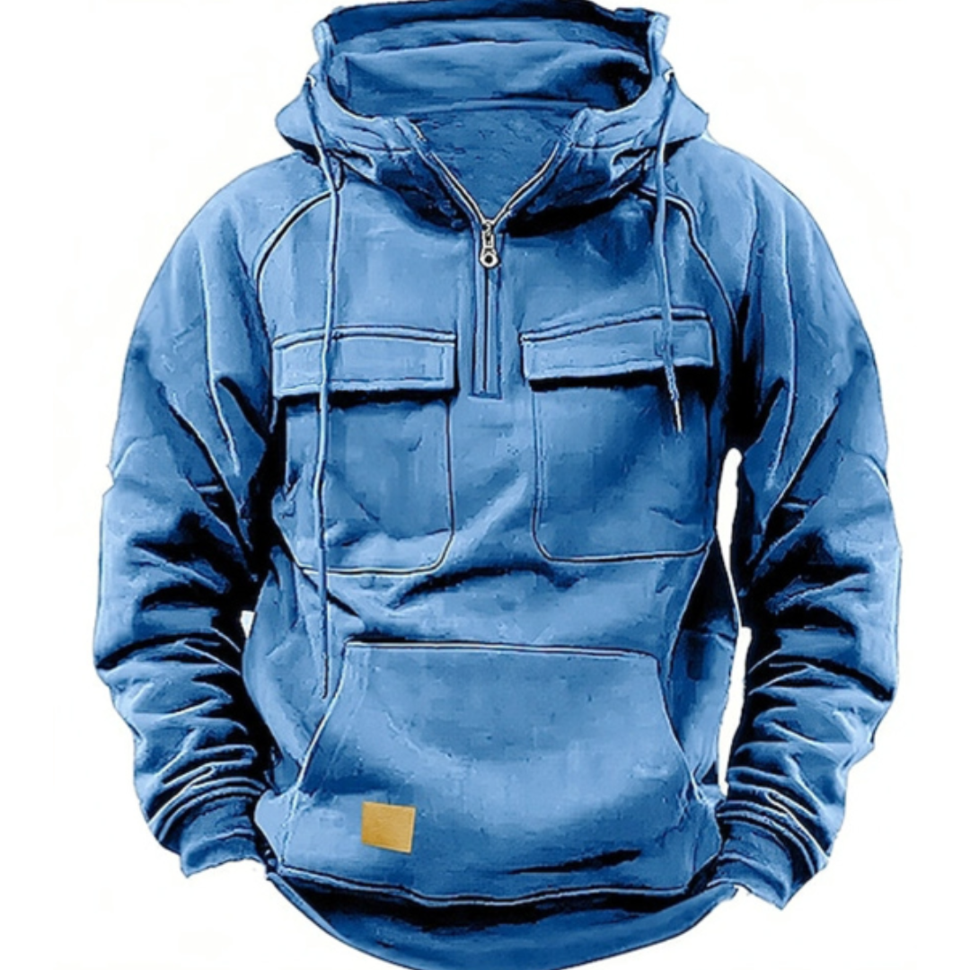 Kapuzenpullover Herren Warm Kuschelig Modern