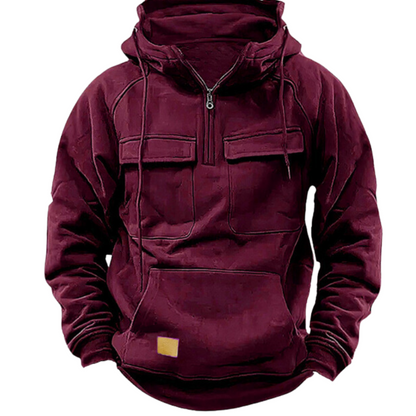 Kapuzenpullover Herren Warm Kuschelig Modern