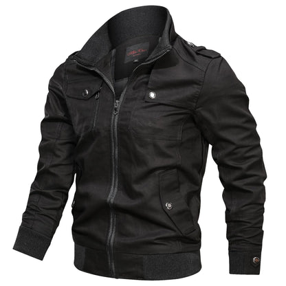 Herren Übergangsjacke Zip-Up Bequem