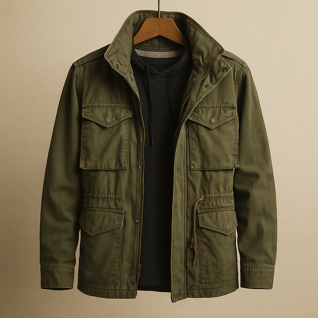 Herren Parka Jacke Militär Style