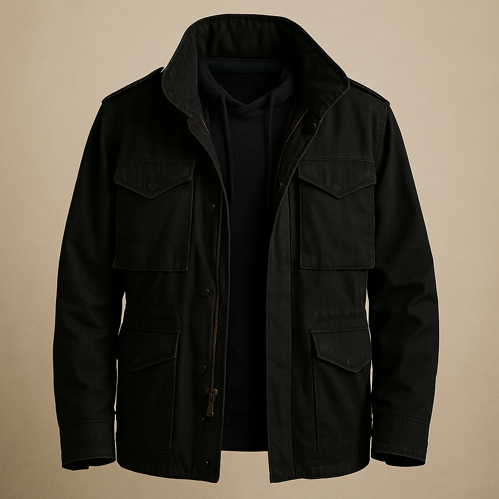 Herren Parka Jacke Militär Style
