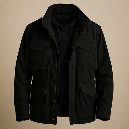 Herren Parka Jacke Militär Style
