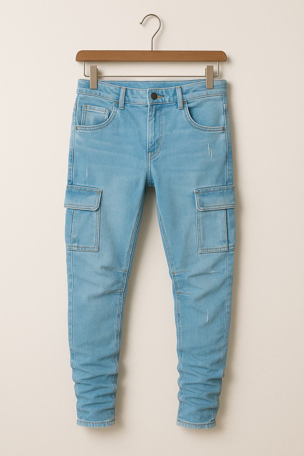 Dehnende Herren Skinny-Jeans mit Taschen