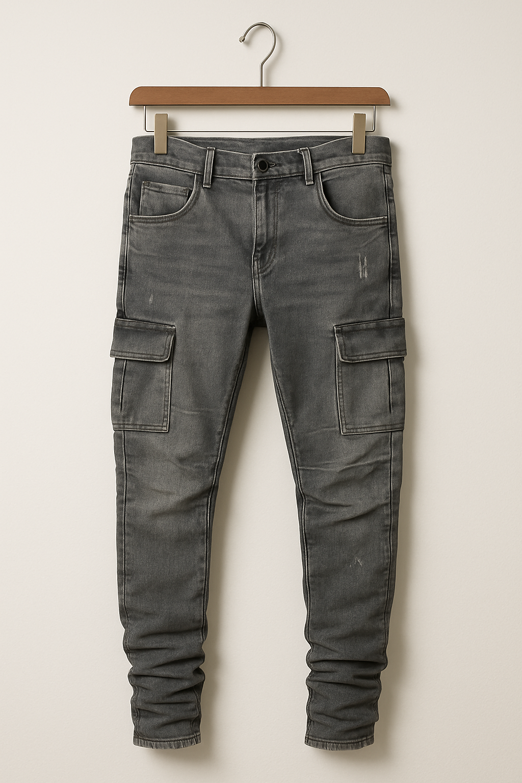 Dehnende Herren Skinny-Jeans mit Taschen