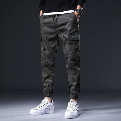 Herren Camo Jogger Skinny Hose
