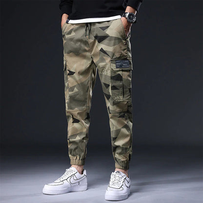 Herren Camo Jogger Skinny Hose - IdealeKleiden