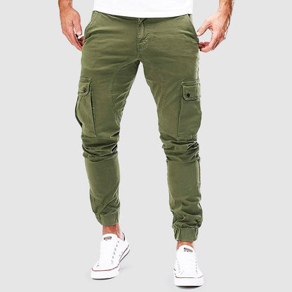 Herren Jogger Slim Fit Cargohose Elegant