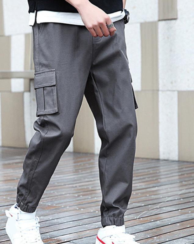 Bequeme Herren Cargo Jogger Hose Loose Fit