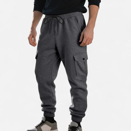 Bequeme Herren Cargo-Hose mit Kordelzug