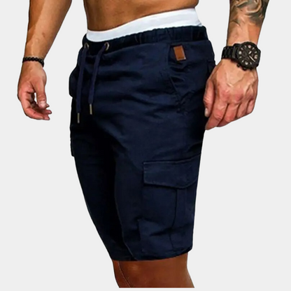 Herren Cargo Shorts Lang Bequem Sommer