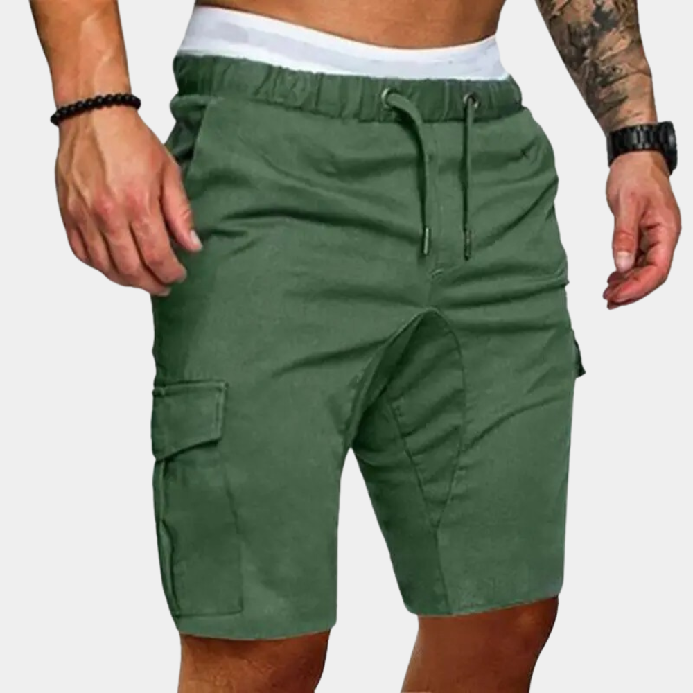 Herren Cargo Shorts Lang Bequem Sommer