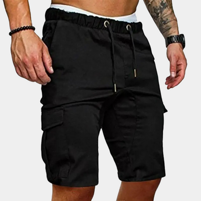Herren Cargo Shorts Lang Bequem Sommer - IdealeKleiden