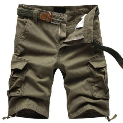 Bequeme Herren-Shorts mit Gürtel und Taschen
