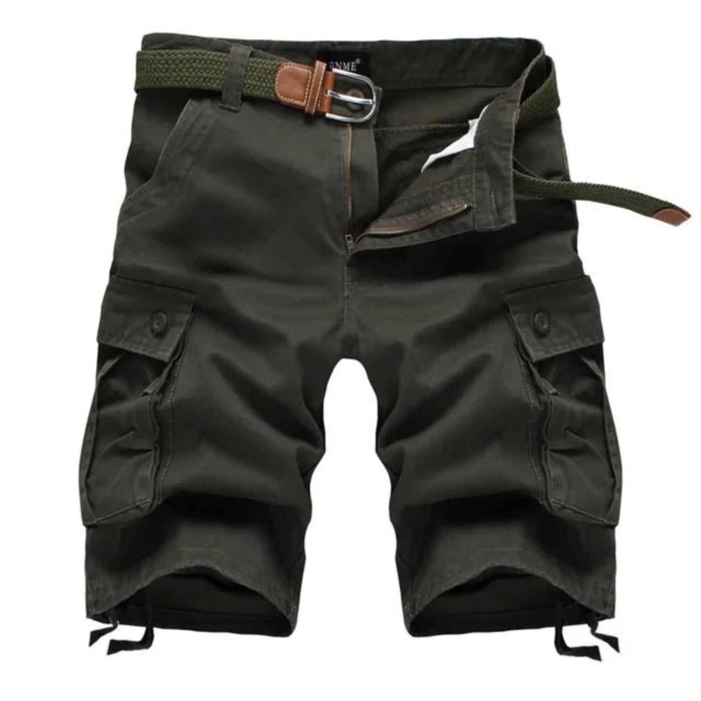 Bequeme Herren-Shorts mit Gürtel und Taschen
