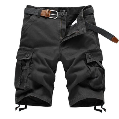 Bequeme Herren-Shorts mit Gürtel und Taschen