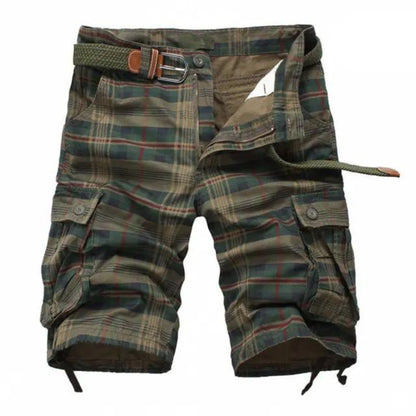 Bequeme Herren-Shorts mit Gürtel und Taschen