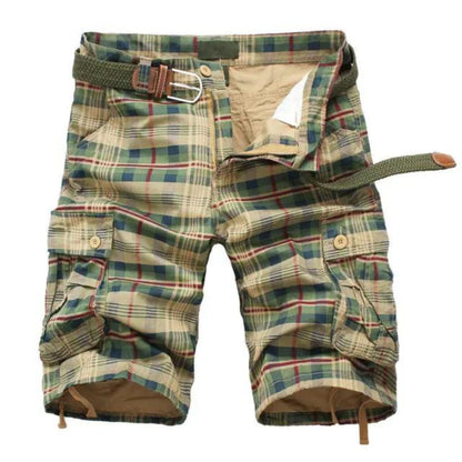 Bequeme Herren-Shorts mit Gürtel und Taschen