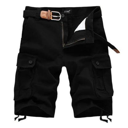 Bequeme Herren-Shorts mit Gürtel und Taschen