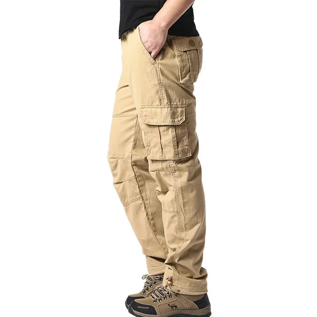 Praktische Herren Cargohose Gerade Bein