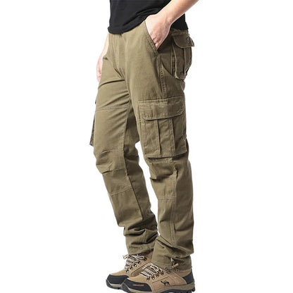 Praktische Herren Cargohose Gerade Bein
