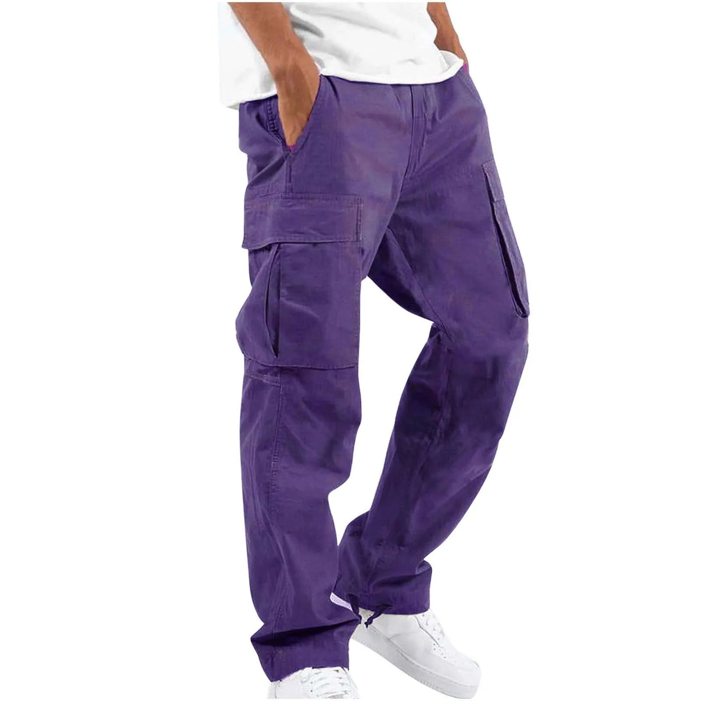 Herren Cargohose Bequem Freizeit