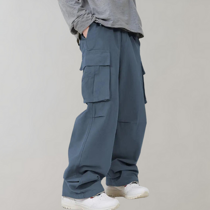 Herren Baggyhose Bequem Lockere Passform