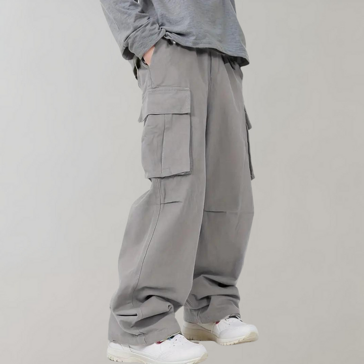 Herren Baggyhose Bequem Lockere Passform