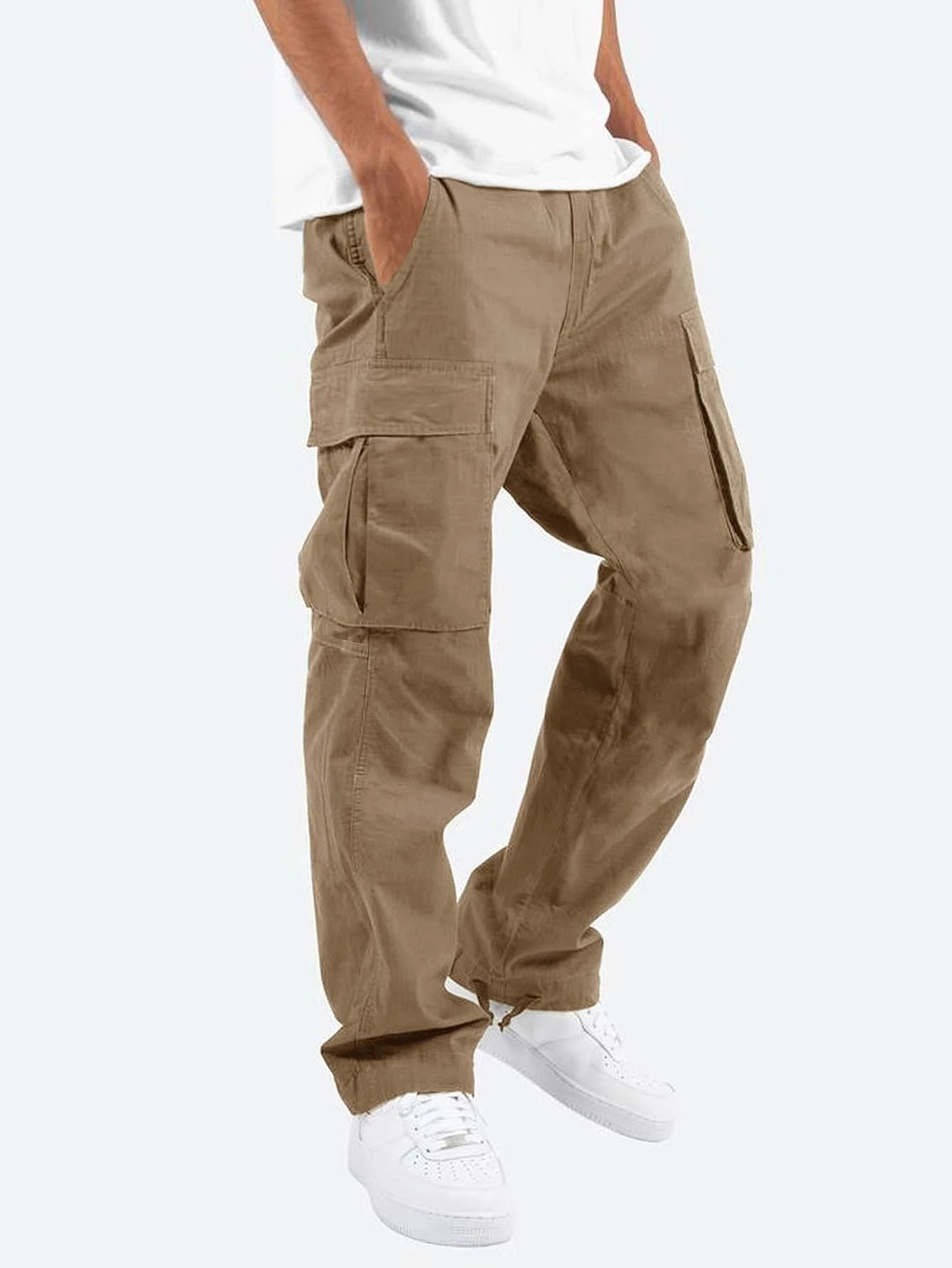 Bequeme Herren Cargohose Loose Fit