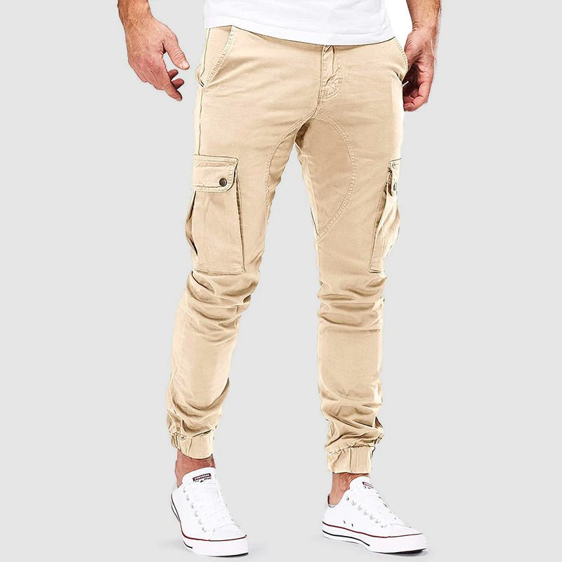 Skinny Cargo Herrenhose Mit Taschen - IdealeKleiden