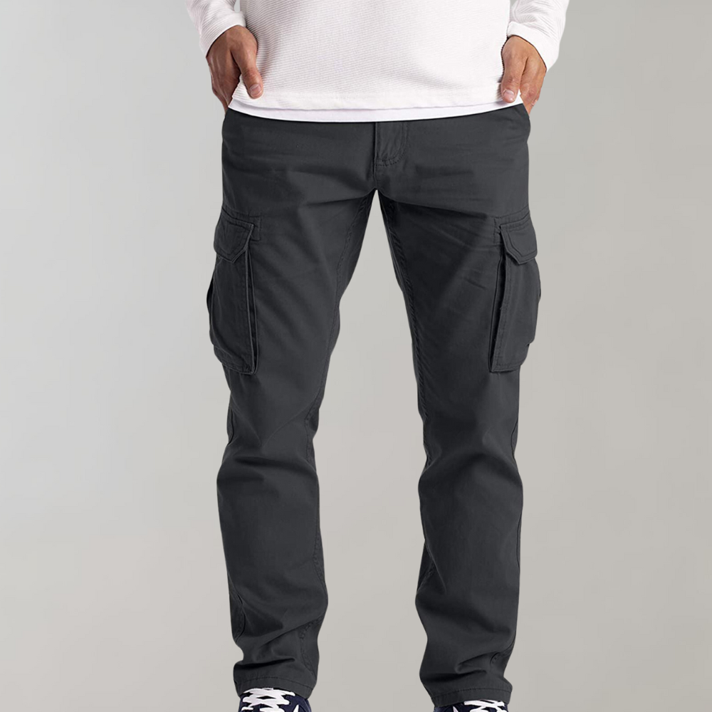 Bequeme Herren Cargohosen Straight Fit
