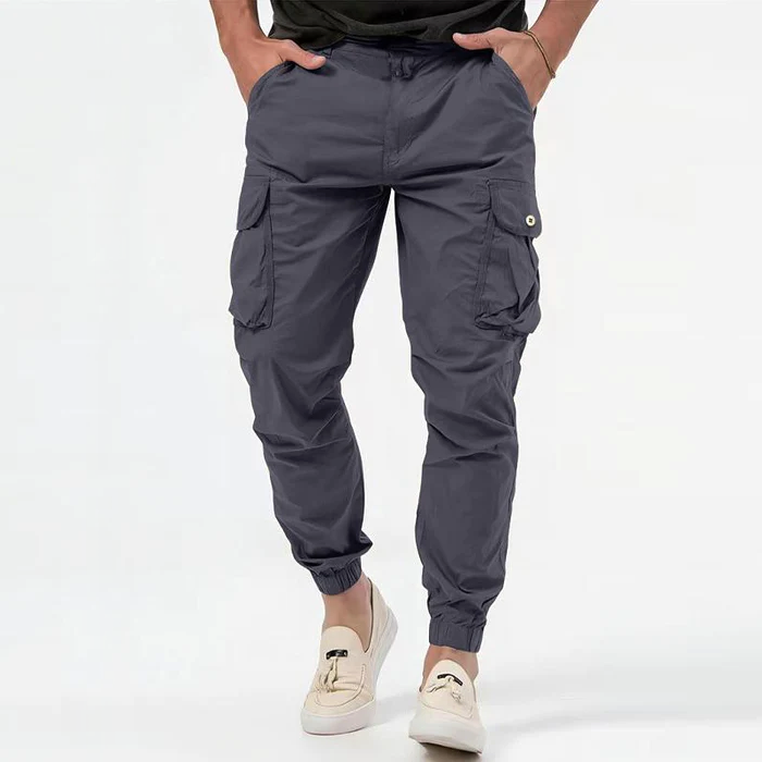 Bequeme Herren-Cargohosen Mit Vielen Taschen