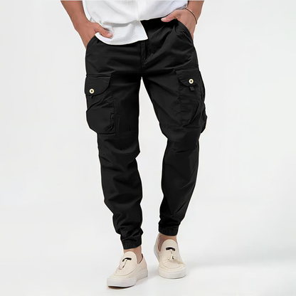 Bequeme Herren-Cargohosen Mit Vielen Taschen